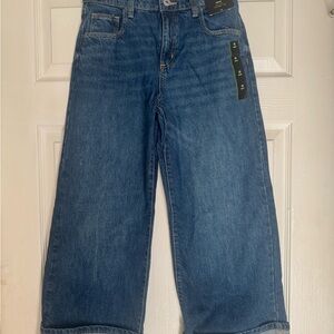 Blue Wide-Leg Jeans